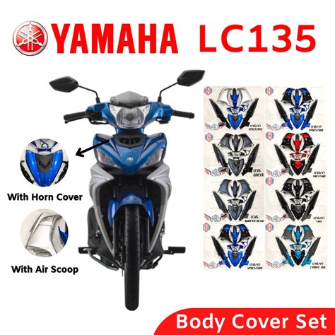 YAMAHA 135LC V6 V7 4 Stroke Body Cover Set Body Kit Color Part Parts