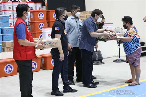 President Rodrigo Roa Duterte Tends To The Families Affected By