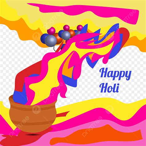 Happy Holi Festival Vector Png Images Happy Holi Festival Holi