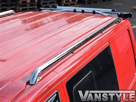 Polished Stainless Steel Roof Rail Set VW T5 T6 Vanstyle