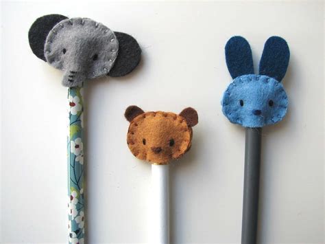 Felt Pencil Toppers How To Make A Toppers Needlework On Cut Out Keep