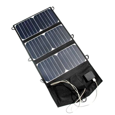 21W Portable Solar Charger Foldable Solar Mobile Charger For iPhone/Power Bank Dual USB High ...