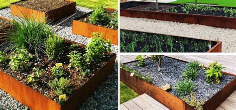 Garden Corten Steel Series Garden Bed Planter|corten edging | Garden ...