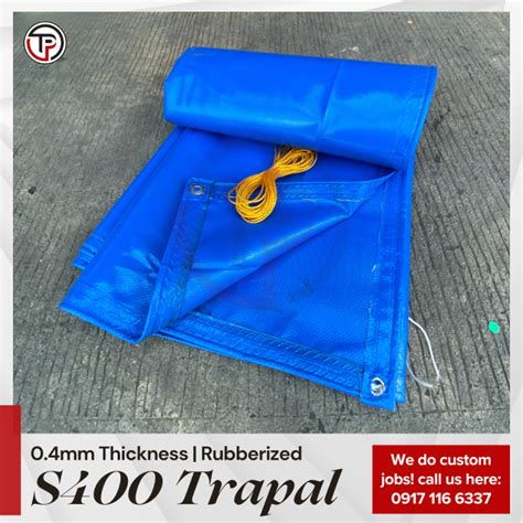 6x5ft S400 ORIGINAL HEAVY DUTY TRAPAL LONA TOLDA TARPAULIN ROOF COVER