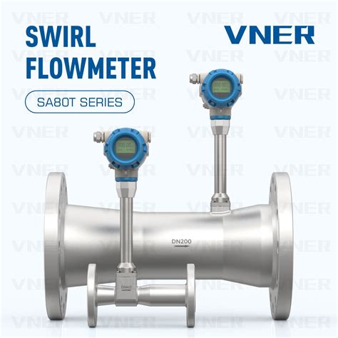 Direct Reading Precession Swirl Vortex Flowmeter High Accuracy Flow