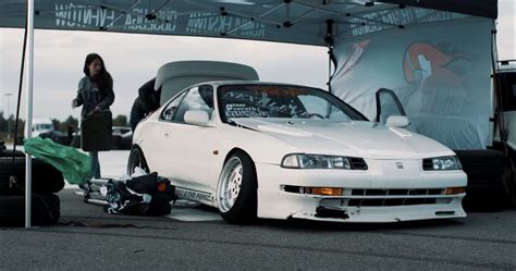 Watch This Rwd Mercedes Swapped Honda Prelude Go Drifting