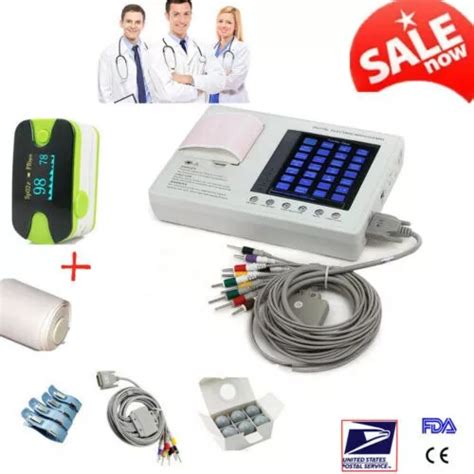 Port Til Canal Plomo Electrocardi Grafo Digital Ecg Ekg Env O Gratis