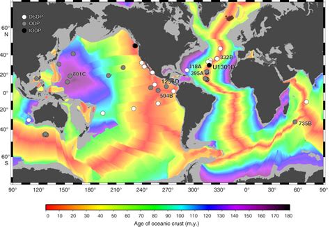 geology crustal age global map earth science stack exchange