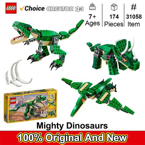 Lego Creator In Mighty Dinosaur Toy Transforms From T Rex To