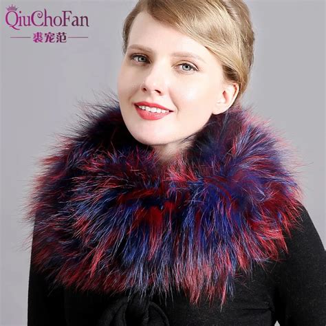 Winter women fur scarf real fox fur scarves warm neck fur collar shawl 2018 brand new fashion ...