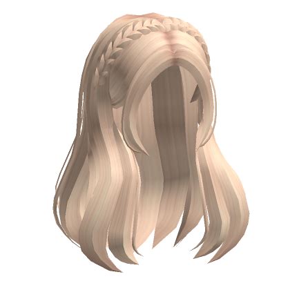 Preppy Flowy Braided Aesthetic Hair Blonde Roblox