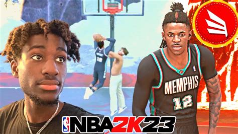 I Took My JA MORANT Build To The Park In NBA2K23 Best Guard Build Nba