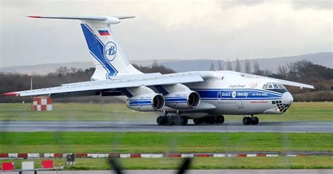 Crowds Gather To Catch A Glimpse Of A Rare Cargo Plane At Manchester