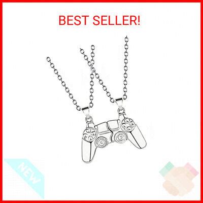 Magnetic Game Controller Necklace For Couples Matching Necklace For