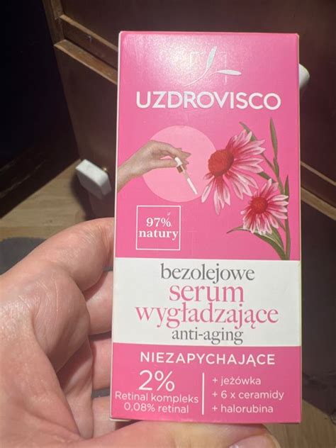 UZDROVISCO Bezolejowe Serum do Twarzy Wygładzające Anti aging 30 ml