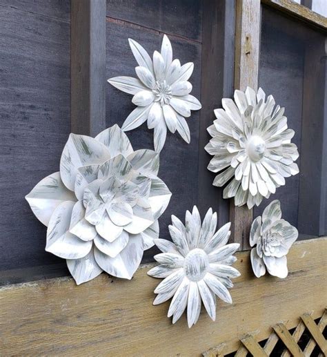 Soda Can Flowers, Tin Flowers, Faux Flowers, Garden Wall Art, Metal ...