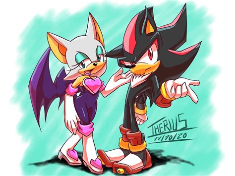 Shadow and Rouge Fan Art! by TheriusFG on DeviantArt