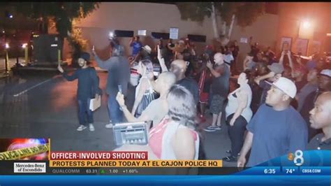 Officer Involved Shooting In El Cajon Sparks Anger And Protests