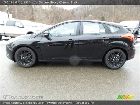 Shadow Black 2016 Ford Focus Se Hatch Charcoal Black Interior Vehicle