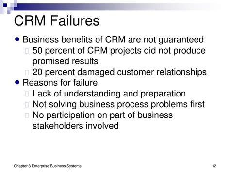 PPT - Chapter 8 Enterprise Business Systems PowerPoint Presentation