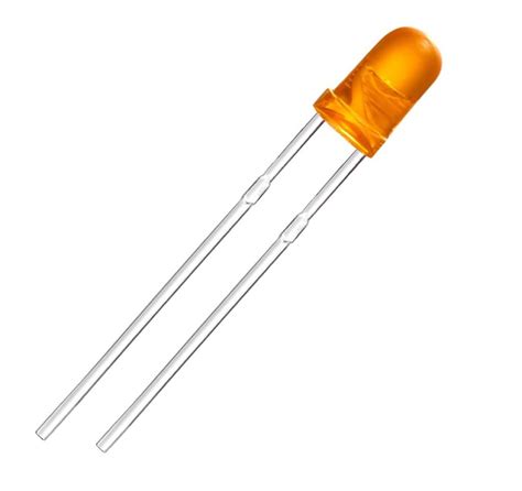 Diodo Difusor Led 5MM Naranja Orellana