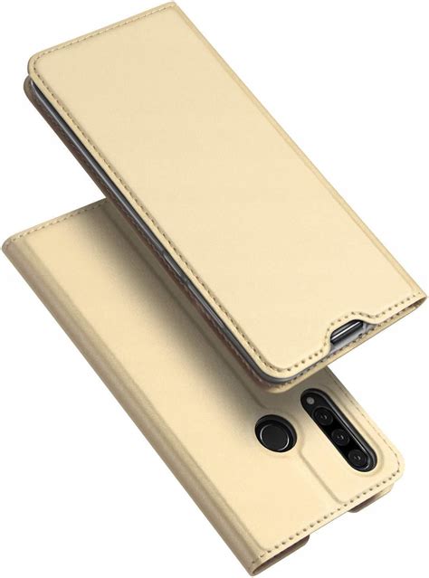 Dux Ducis Etui z klapką cover Huawei P30 Lite Złoty Etui na telefon