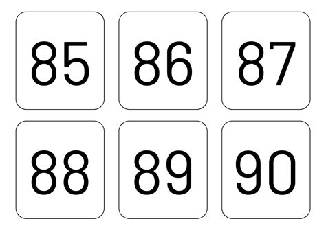 Numbers 1-100 Flashcards Count to 100 Learn to Count Math Printables ...