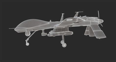 General Atomics MQ-1C Gray Eagle 3D Model $89 - .obj .ma .fbx .c4d .3ds ...