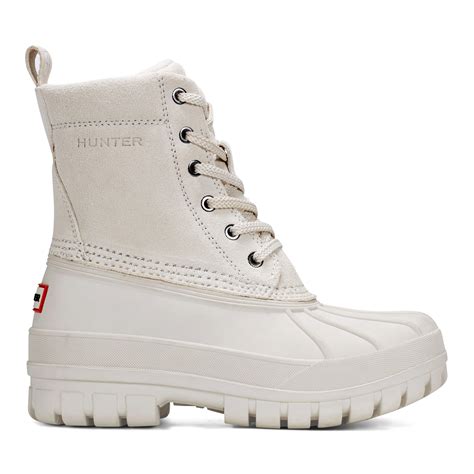 Women's Sussex Insulated Waterproof Duck Boots - White | Hunter Boots