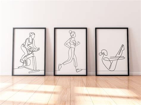 Gym Wall Art Home Gym Decor Motivational Decor Gym Decor Workout Room ...