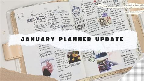 January Planner Update Planner Flipthrough Youtube