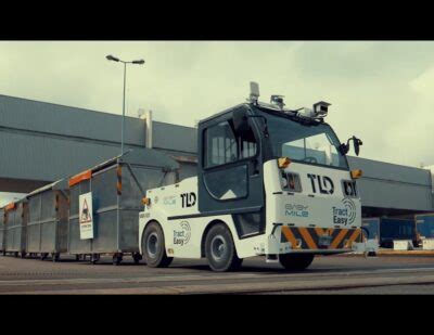 Easymiles Driverless Technology On A Terberg Autonomous Terminal Tractor