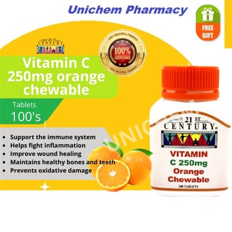 St Century Vitamin C Mg Orange Chewable Exp Shopee