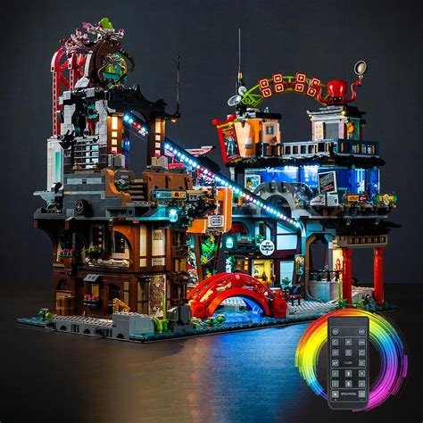 Amazon Brickbling Led Light Kit Compatible With Lego Ninjago City