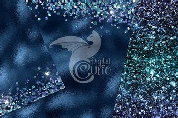 Ocean Glamour Digital Paper By Digital Curio Tpt