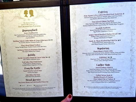 Disney Wish Restaurants Guide With Menu Photos