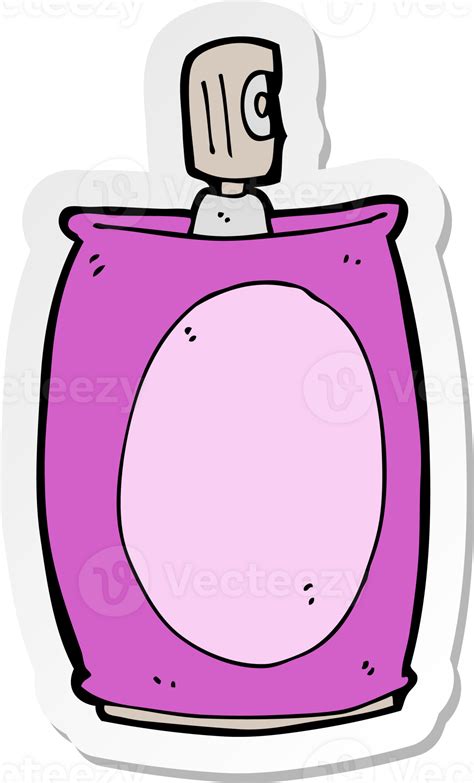 Sticker Of A Cartoon Spray Can 39922180 Png