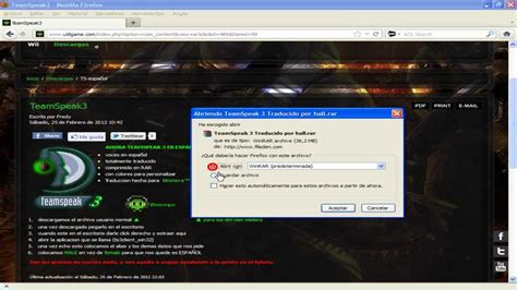 TEAMSPEAK 3 EN ESPAÑOL TOTALMENETE TRADUCIDO VOCES YouTube