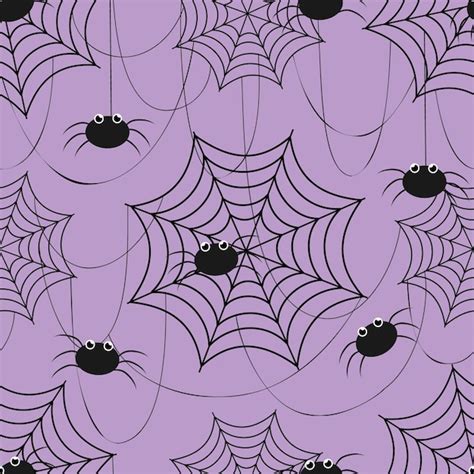 Um padrão perfeito para design de halloween personagens de aranha e