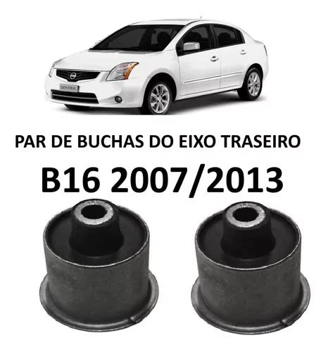 Par De Bucha Eixo Traseiro Nissan Sentra B16 2007 2013