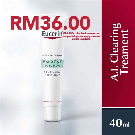 Clearance Eucerin Pro Acne Solution AI Clearing Treatment 40ml Exp