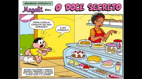 Magali Em O Doce Secreto Gibis Do Rapha 2