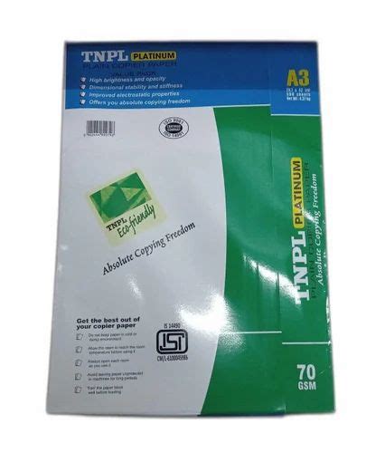 Plain Tnpl A Gsm Copier Paper For Photocopy Size Dimension W