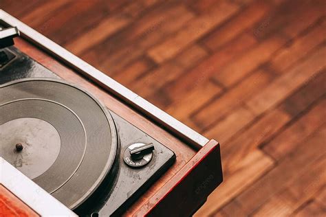 Fondo Vinilo Gramófono Tocadiscos Retro Tecnología Clásico Estéreo