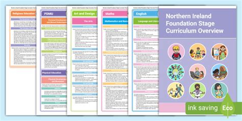 NI Curriculum Foundation Stage Overview Booklet Twinkl