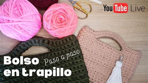 Bolso A Crochet Trapillo Paso A Paso