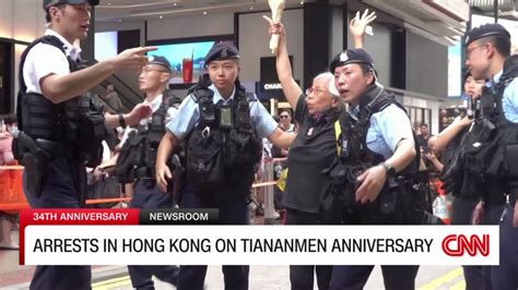 More Than A Dozen Arrests In Hong Kong On The Anniversary Of The