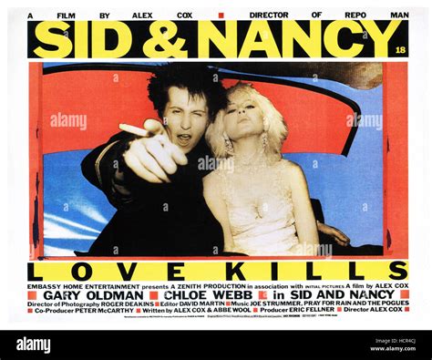 Sid And Nancy Aka Sid And Nancy Love Kills British Poster From Left