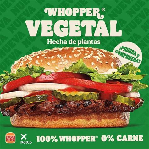 Burger King Bolivia Lanza La Whopper Vegetal Su Primera Hamburguesa