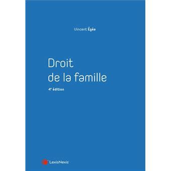 Droit De La Famille Broch Egea Vincent Achat Livre Fnac